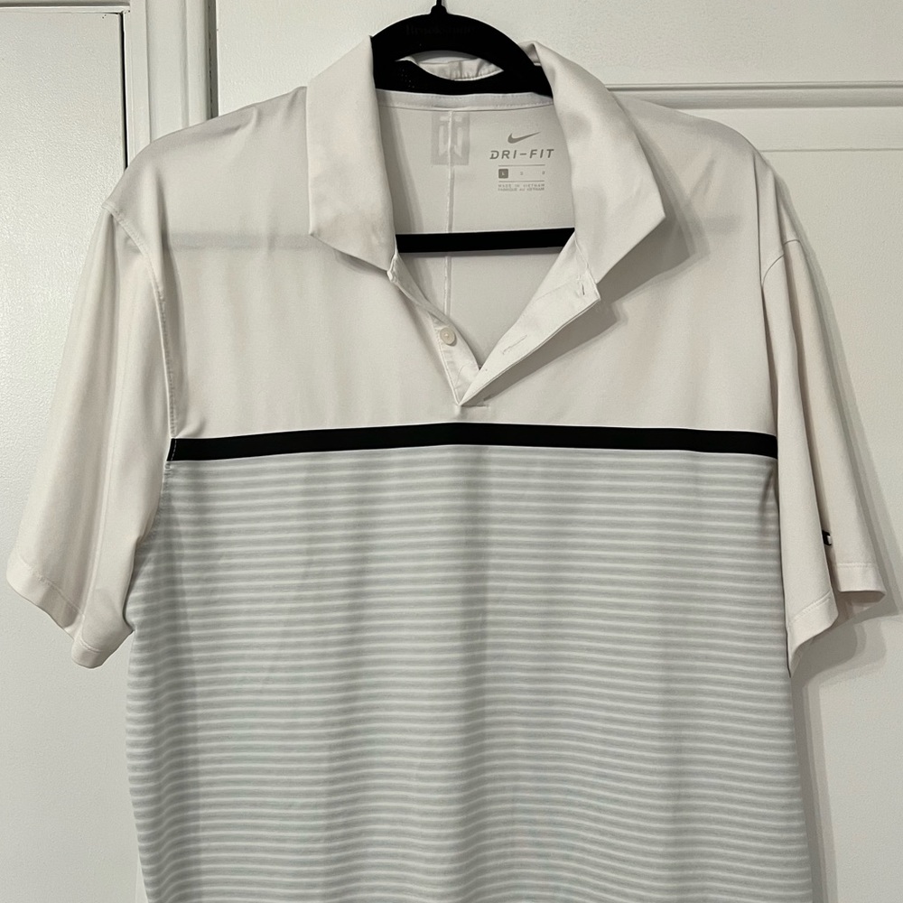 Tiger Woods Nike Dri Fit Golf Polo